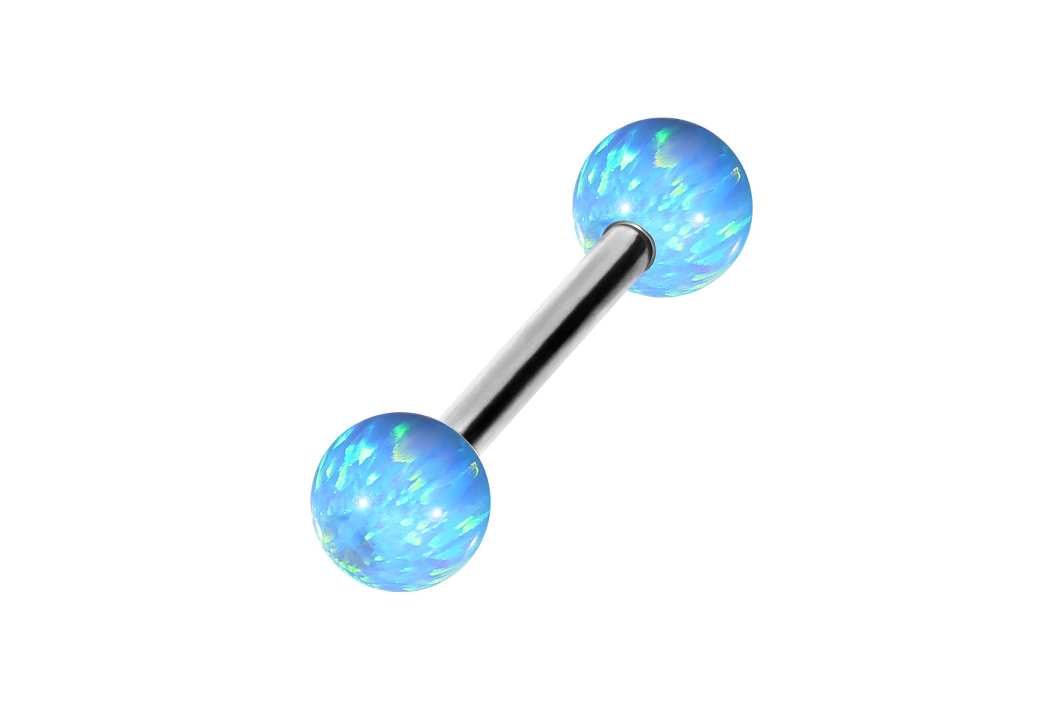 Chirurgenstahl Barbell Piercing SYNTHETISCHE OPALE